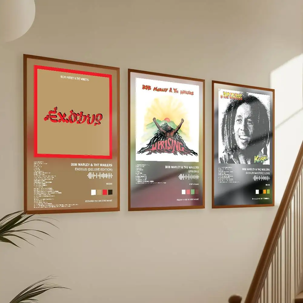 Bob Marley & The Wailers Poster Album Art Cover Songs Music Rap Wall Waterproof Paper Sticker For Living Room Home Decor
Bob Marley & The Wailers Poster Album Art Cover Songs Music Rap Wall Waterproof Paper Sticker For Living Room Home Decor