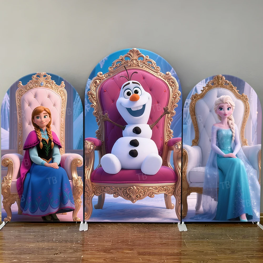 Frozen Arch Backdrop cover Elsa Anna Olaf & Royal Throne, Gorgeous Photo Booth Props for Parties & Home Decoration
Frozen Arch Backdrop cover Elsa Anna Olaf & Royal Throne, Gorgeous Photo Booth Props for Parties & Home Decoration