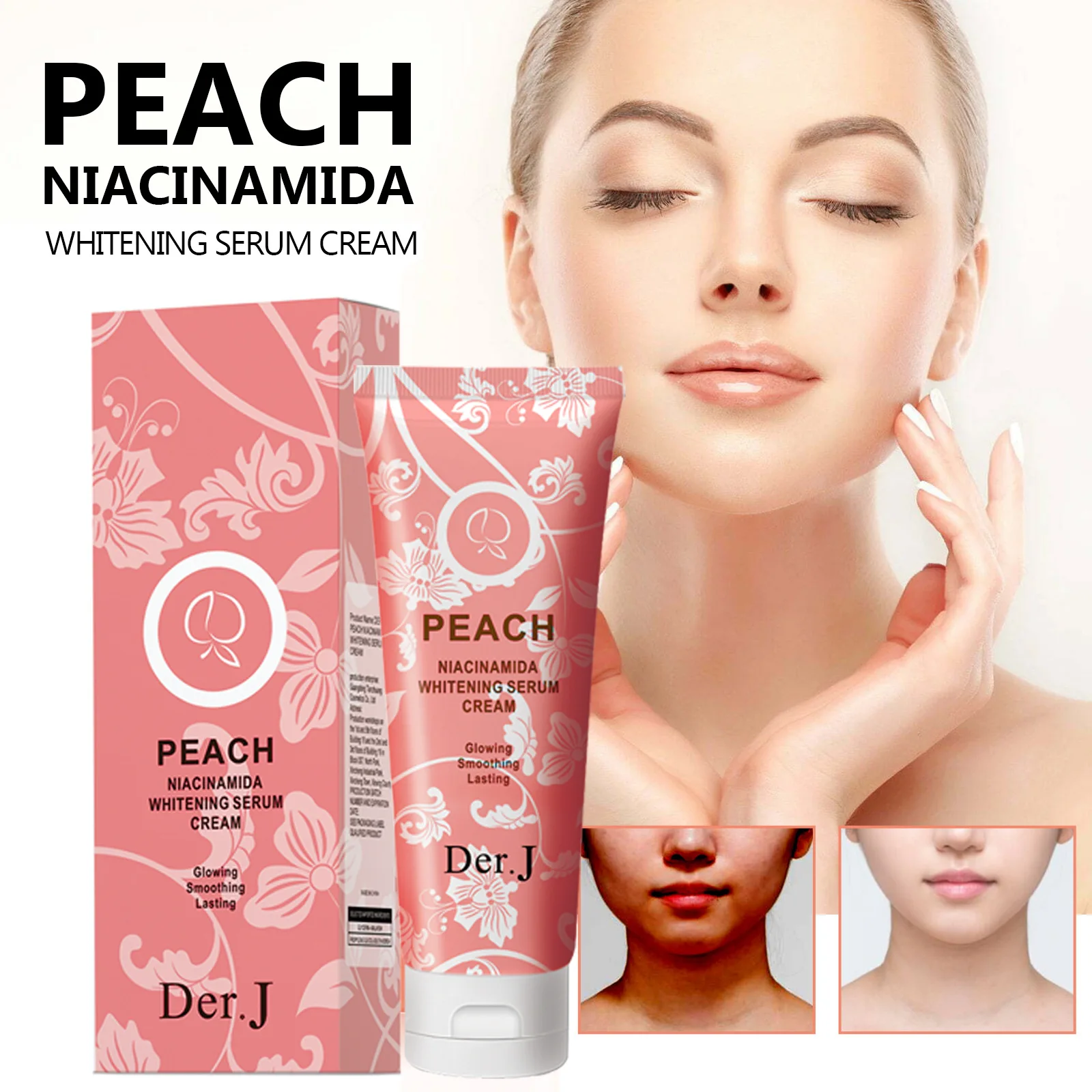 200g Peach Niacinamidawhitening Serum Cream Natural Concealer, Moisturizing and Translucent Full Body Available 
200g Peach Niacinamidawhitening Serum Cream Natural Concealer, Moisturizing and Translucent Full Body Available