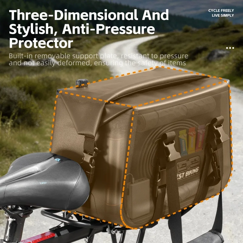 WEST BIKING Bicycle Shelf Bag Expandable 30L Large Capacity Waterproof Rear Seat Pannier Bag Portable Shoulder Bag Bike Access
WEST BIKING Bicycle Shelf Bag Expandable 30L Large Capacity Waterproof Rear Seat Pannier Bag Portable Shoulder Bag Bike Access