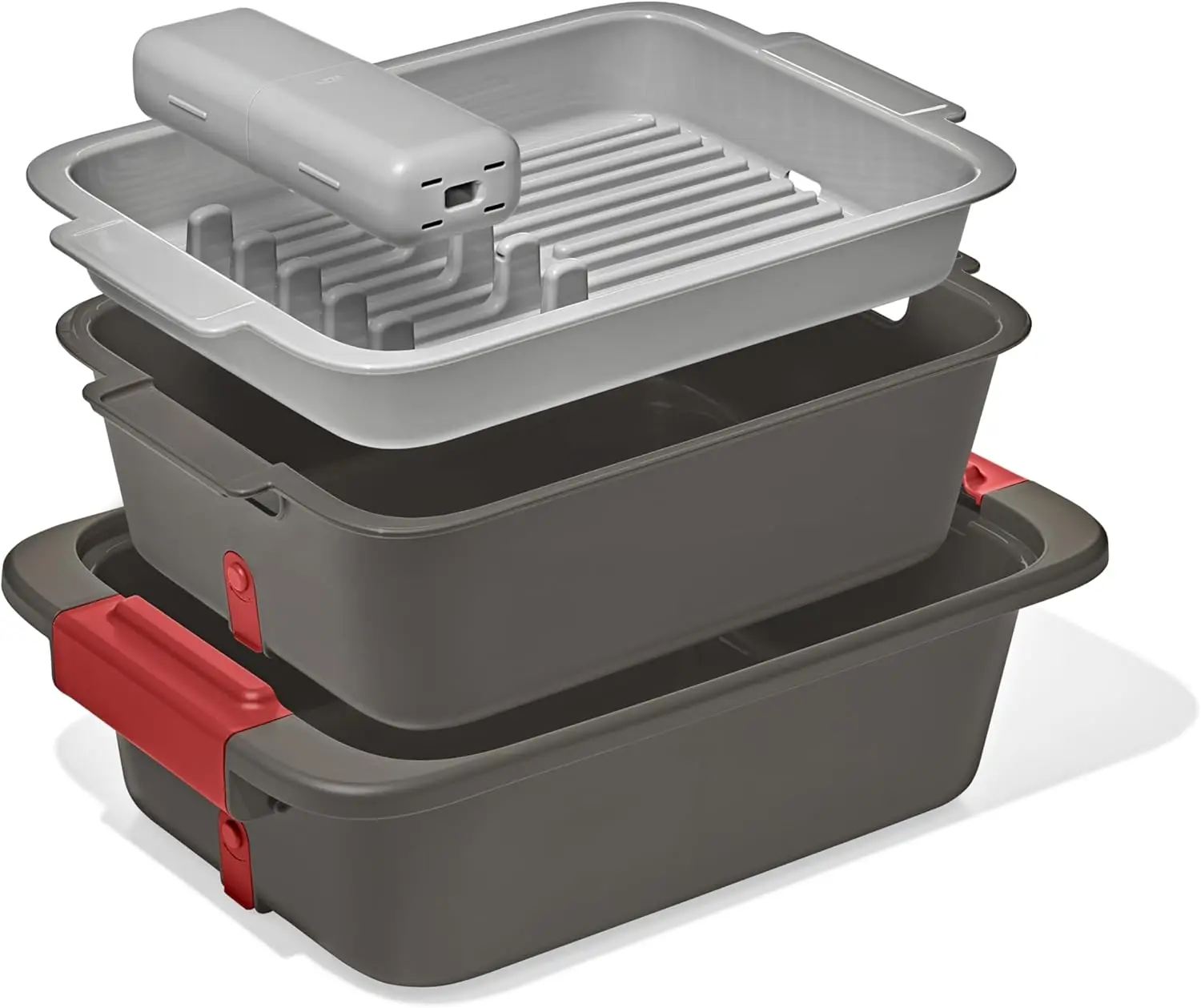 Camping Kitchen Sink System, OXO Outdoor Wash Dry & Stow Set with Bins, Drying Rack, Utensil Case
Camping Kitchen Sink System, OXO Outdoor Wash Dry & Stow Set with Bins, Drying Rack, Utensil Case
