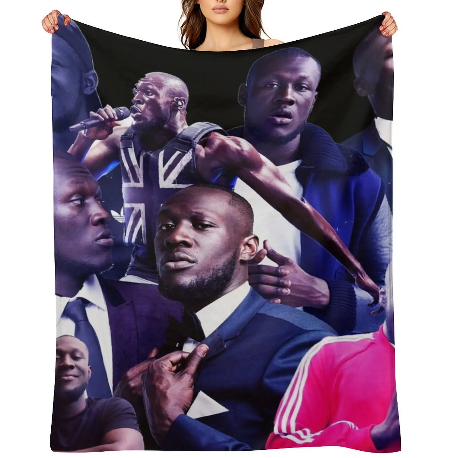 Stormzy uk rapper collage poster design 2021 Throw Blanket cosplay anime Blankets For Sofas heavy to sleep Loose Blankets
Stormzy uk rapper collage poster design 2021 Throw Blanket cosplay anime Blankets For Sofas heavy to sleep Loose Blankets