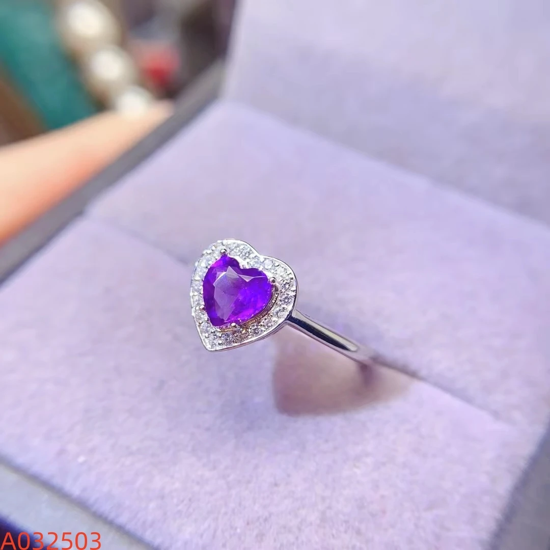 KJJEAXCMY Fine Jewelry Natural premium Amethyst Simple Women's Ring S925 Pure Silver Exquisite Inlaid High Clarity Gems
KJJEAXCMY Fine Jewelry Natural premium Amethyst Simple Women's Ring S925 Pure Silver Exquisite Inlaid High Clarity Gems