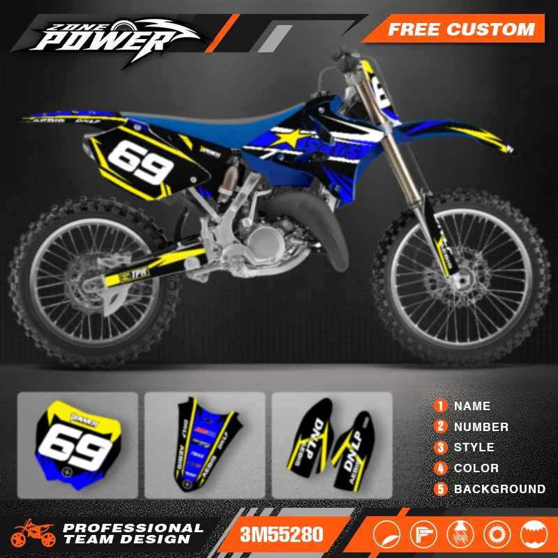 Powerzone Motorcycle New Set Graphics Background Decal Stickers Kits For Yamaha YZ125 YZ250 2002-2014 YZ 125 250
Powerzone Motorcycle New Set Graphics Background Decal Stickers Kits For Yamaha YZ125 YZ250 2002-2014 YZ 125 250