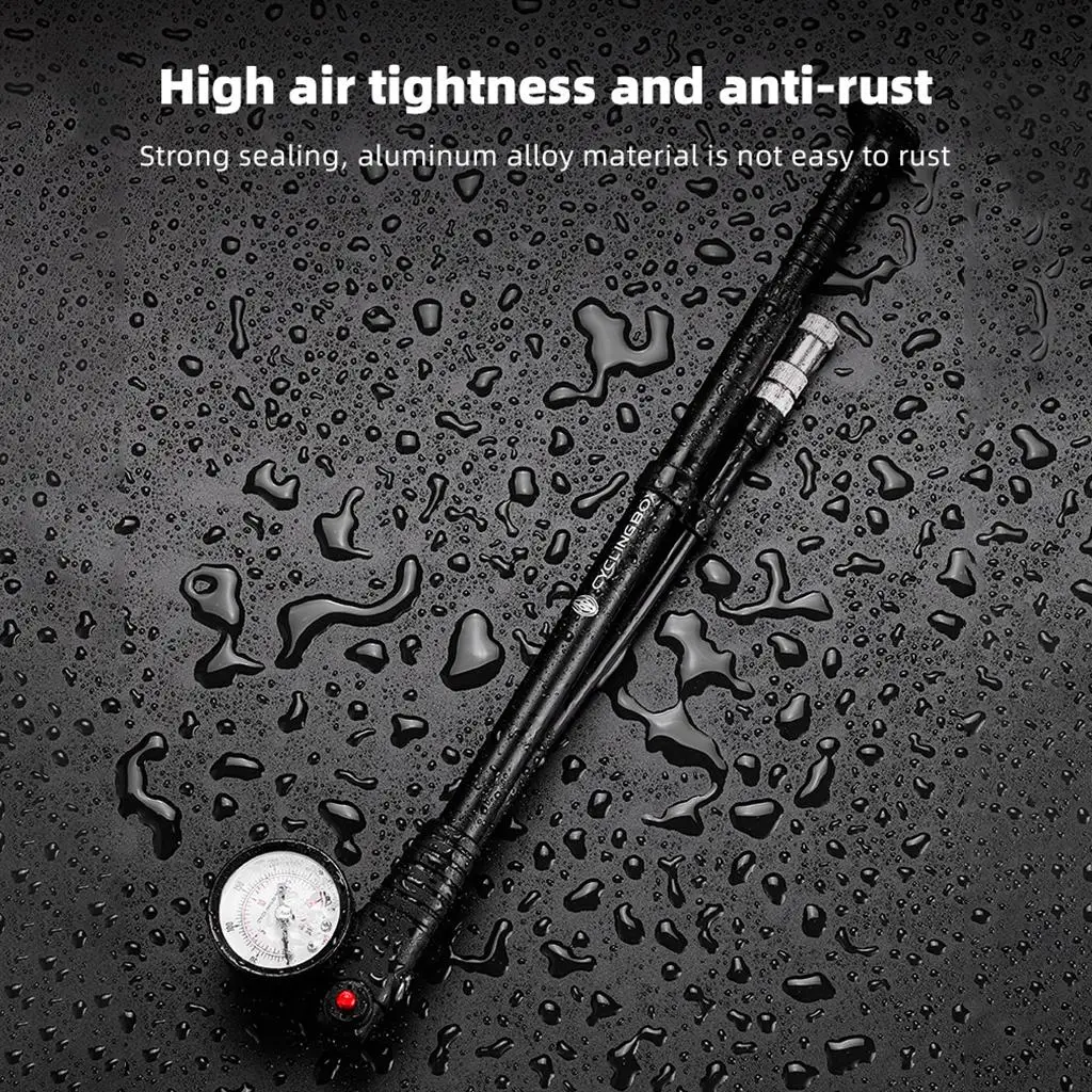 Pump with Air Bleed Button Air Pump for Mountain Downhill Fork 12 inch Portable
Pump with Air Bleed Button Air Pump for Mountain Downhill Fork 12 inch Portable