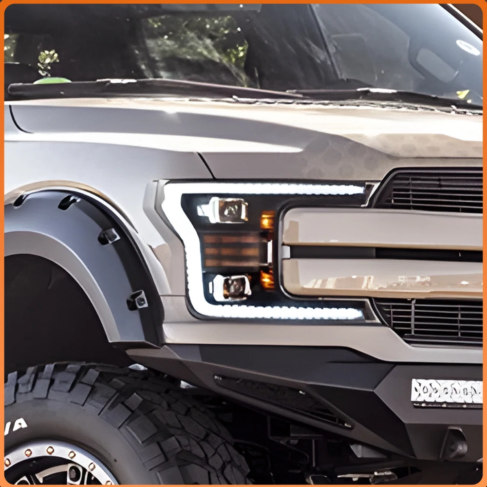 Plug and Play Modification LED Headlights Assembly With DRL LED Turn Signals For Ford F-150 Raptor 2018-2019 Car Front Lamps
Plug and Play Modification LED Headlights Assembly With DRL LED Turn Signals For Ford F-150 Raptor 2018-2019 Car Front Lamps