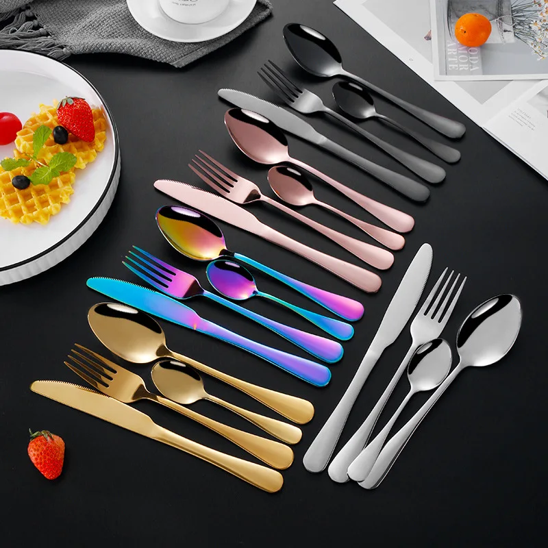 24pcs Black/Gold Silverware Set with Steak Knives Forks Spoons,Stainless Steel Tableware Cutlery Service for 6,Dishwasher Safe
24pcs Black/Gold Silverware Set with Steak Knives Forks Spoons,Stainless Steel Tableware Cutlery Service for 6,Dishwasher Safe