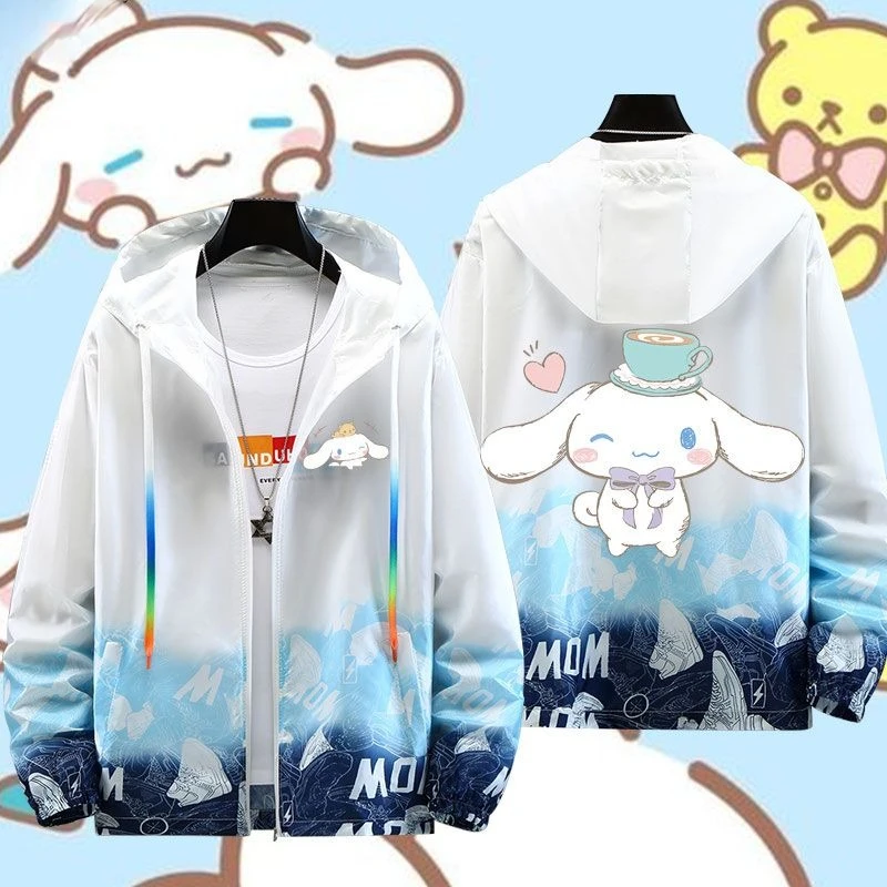 Новая периферийная милая солнцезащитная одежда Cinnamoroll в стиле аниме для мужчин и женщин, повседневная универсальная куртка ins, модные куртки оптом
Новая периферийная милая солнцезащитная одежда Cinnamoroll в стиле аниме для мужчин и женщин, повседневная универсальная куртка ins, модные куртки оптом
