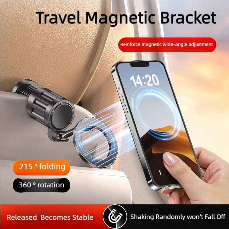 New For Magsafe Train Seat Phone Holder Travel Essentials Foldable Adjustable Rotatable Phone Mount For iPhone 15 14 13 Pro Max
New For Magsafe Train Seat Phone Holder Travel Essentials Foldable Adjustable Rotatable Phone Mount For iPhone 15 14 13 Pro Max