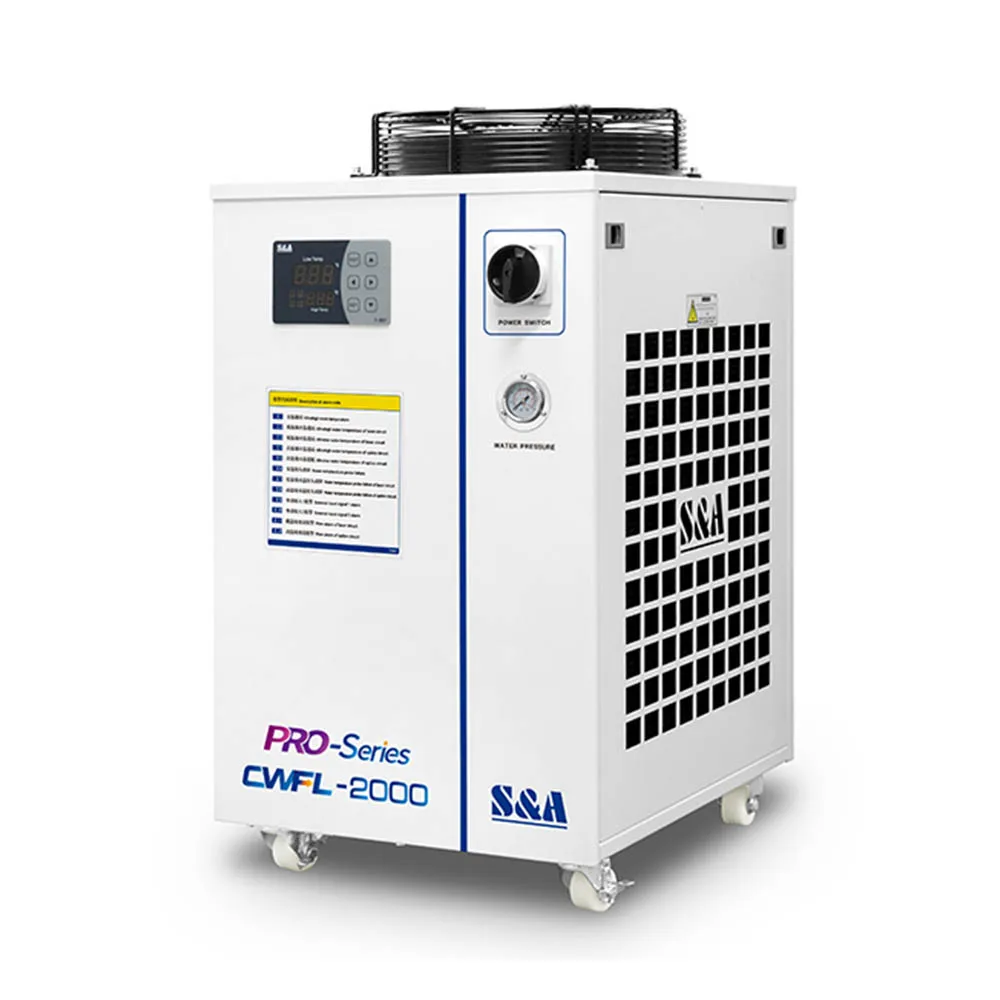 S&A CWFL-2000BN Industrial Water Chiller for Cooling 2000W Fiber Laser, 3.08HP, AC 1P 220V, 50Hz Cooling Machine Wholesale
S&A CWFL-2000BN Industrial Water Chiller for Cooling 2000W Fiber Laser, 3.08HP, AC 1P 220V, 50Hz Cooling Machine Wholesale