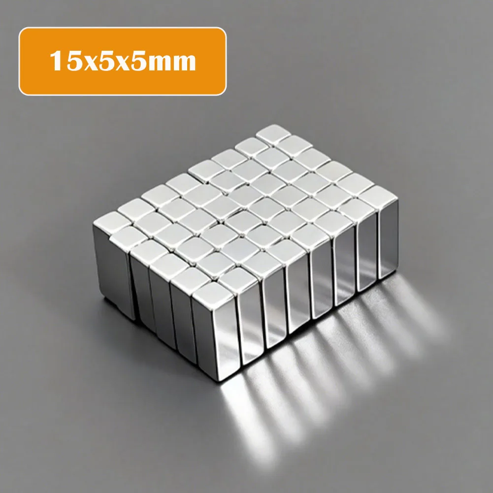 Супермощные неодимовые магниты 15x5x5 мм, магнитные блоки NdFeB, сильные магниты для холодильника, для поделок и DIY
Супермощные неодимовые магниты 15x5x5 мм, магнитные блоки NdFeB, сильные магниты для холодильника, для поделок и DIY
