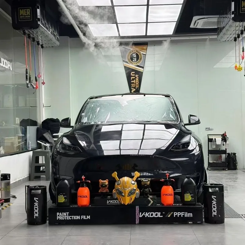 VKOOL 8.5mil TPU PPF Film Self Healing Non Yellowing Heatproof Stretch Germany Clear Car Paint Protection Film 10 Years Warranty
VKOOL 8.5mil TPU PPF Film Self Healing Non Yellowing Heatproof Stretch Germany Clear Car Paint Protection Film 10 Years Warranty