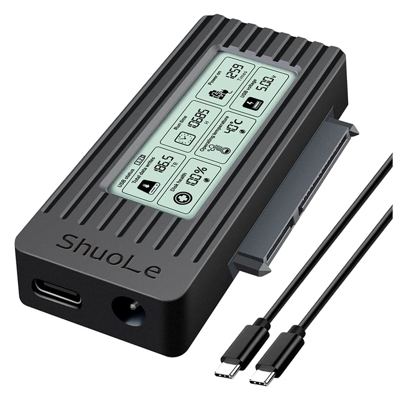 AU61-Shuole USB C To SATA IDE Hard Disk Adapter Converter Cable For 3.5 2.5 Inch HDD/SSD SATA III Hard Drive Adapter For PC Lapt
AU61-Shuole USB C To SATA IDE Hard Disk Adapter Converter Cable For 3.5 2.5 Inch HDD/SSD SATA III Hard Drive Adapter For PC Lapt