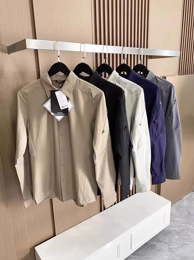 High-End Men's Outdoor Lightweight Breathable Water-Resistant Casual Long Sleeve Shirt Autumn Season Slim Fit Iron-Free
High-End Men's Outdoor Lightweight Breathable Water-Resistant Casual Long Sleeve Shirt Autumn Season Slim Fit Iron-Free