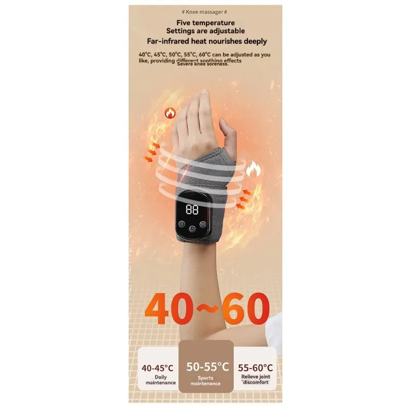 【SPECIAL】Electric Rechargeable Heating Wrist Guard Vibration Massage 5 Levels Hot Compression Wrist Brace Protector Wrap
【SPECIAL】Electric Rechargeable Heating Wrist Guard Vibration Massage 5 Levels Hot Compression Wrist Brace Protector Wrap