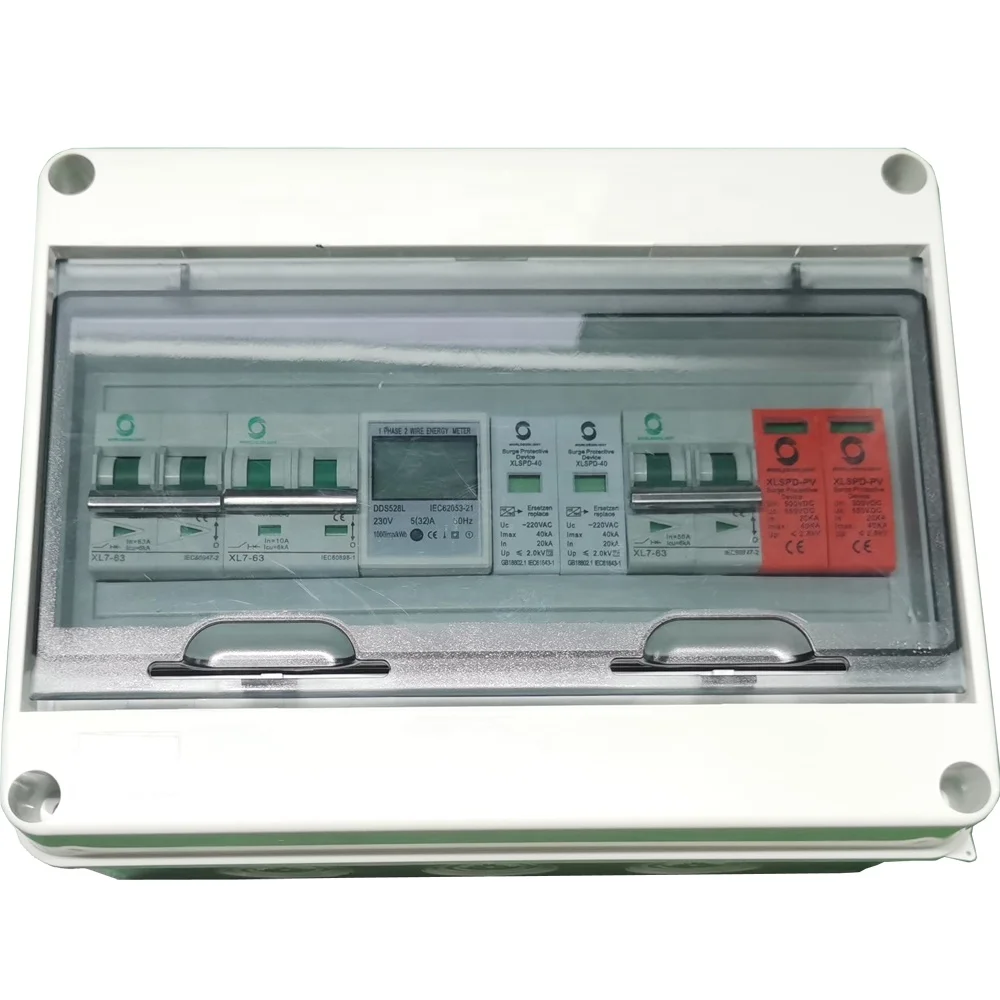 WSDB IP65 1 String Ways 15A 500V DC Solar PV Array Power Combiner Box with Voltage Protector for Zimb we Market
WSDB IP65 1 String Ways 15A 500V DC Solar PV Array Power Combiner Box with Voltage Protector for Zimb we Market