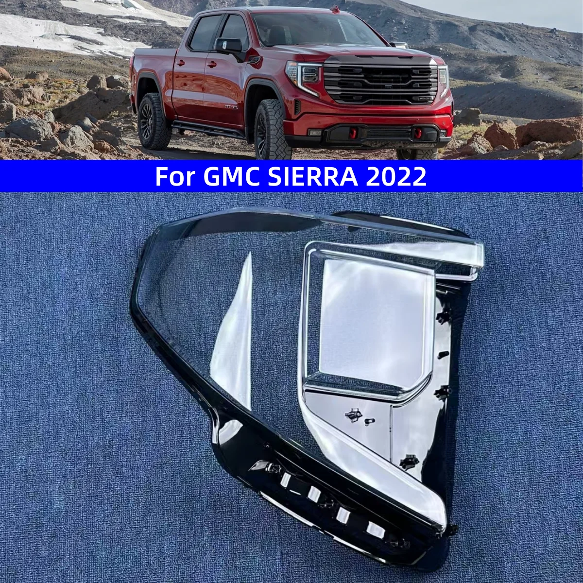 For GMC SIERRA 2022 Accessories Cars Lights Lens Shell It has good transparency and light transmission
For GMC SIERRA 2022 Accessories Cars Lights Lens Shell It has good transparency and light transmission