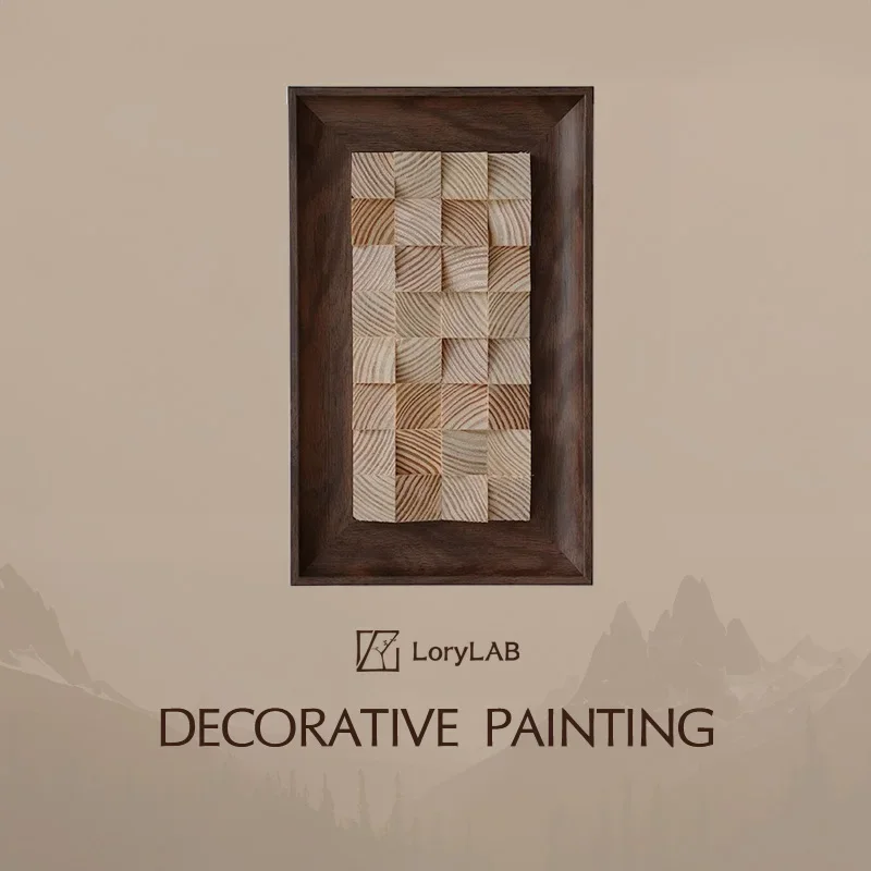 Walnut Wood Rectangle, Geometry Modern Wabi-Sabi, picture frame Decorative Painting for Wall Decor, Living, Bedroom, Corridor
Walnut Wood Rectangle, Geometry Modern Wabi-Sabi, picture frame Decorative Painting for Wall Decor, Living, Bedroom, Corridor