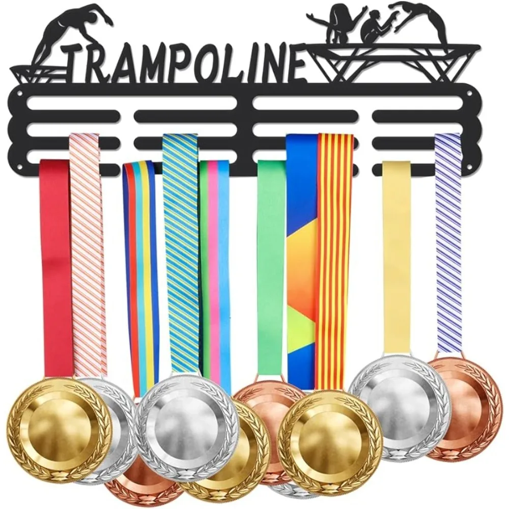 Medal Hooks Trampoline Medal Hanger Display Wall Medal Stand Rack Wall Storage Hanger Awards Ribbon Over 60 Holder for Wall
Medal Hooks Trampoline Medal Hanger Display Wall Medal Stand Rack Wall Storage Hanger Awards Ribbon Over 60 Holder for Wall