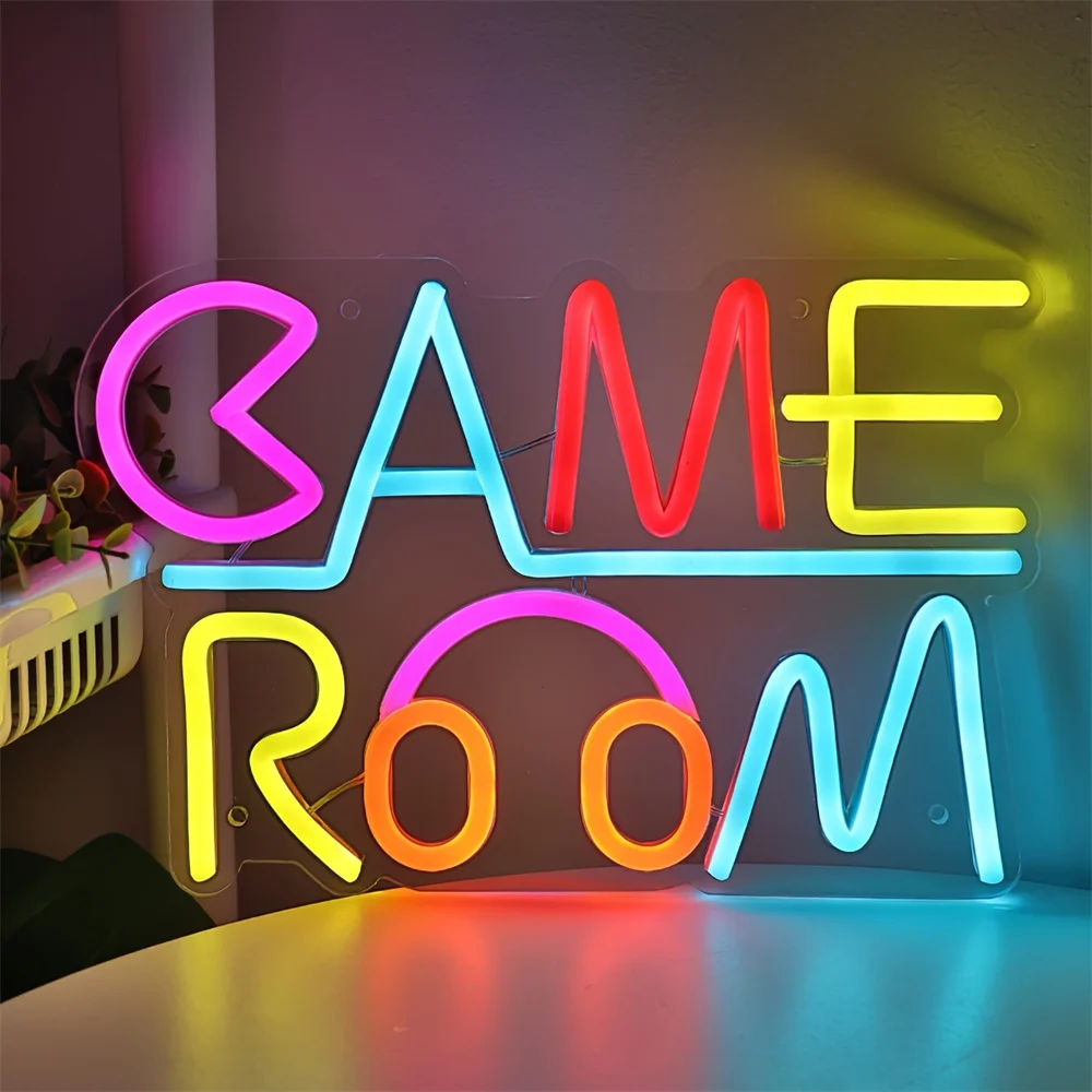Game Room LED Neon Sign for Gamer Zone Playstation Party Gamer Gifts Teenager Bedroom Wall Decor Lights Neon Night Light
Game Room LED Neon Sign for Gamer Zone Playstation Party Gamer Gifts Teenager Bedroom Wall Decor Lights Neon Night Light