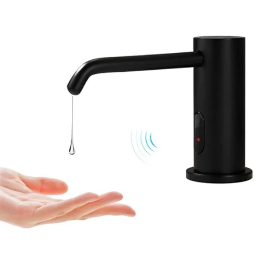 Bathroom and kitchen touchless soap dispenser with 1000ml capacity, infrared sensor, stainless steel finish, leak-proof and qui
Bathroom and kitchen touchless soap dispenser with 1000ml capacity, infrared sensor, stainless steel finish, leak-proof and qui