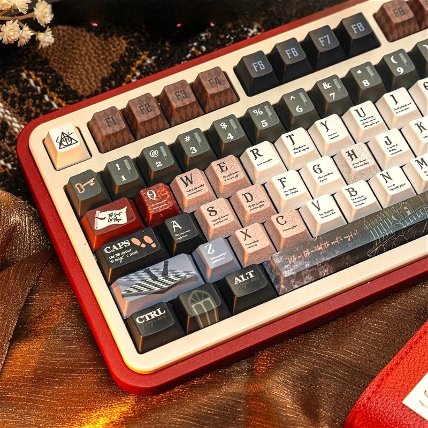 Magic Academy Retro Themed Cherry Key Cap Kit PBT 137 Key Compatible with 60/64/84/98/108 Mechanical Keyboard
Magic Academy Retro Themed Cherry Key Cap Kit PBT 137 Key Compatible with 60/64/84/98/108 Mechanical Keyboard