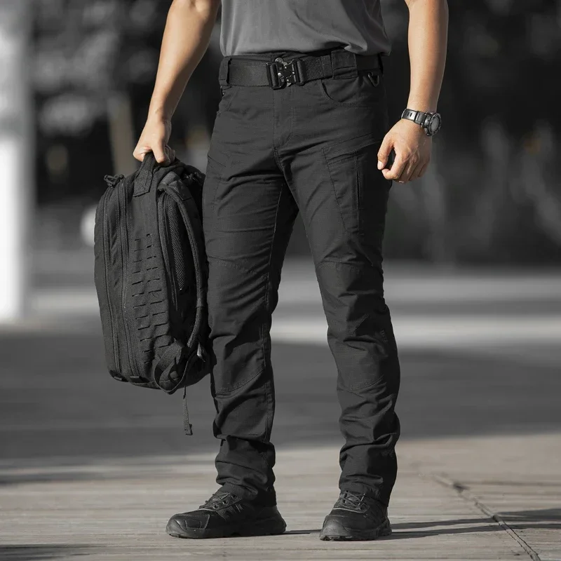 IX5 Hiking Tactical Cargo Pants Men's Elasticity Ripstop Joggers Male Waterproof Multi-pocket Streetwear Long Trousers S-2XL
IX5 Hiking Tactical Cargo Pants Men's Elasticity Ripstop Joggers Male Waterproof Multi-pocket Streetwear Long Trousers S-2XL