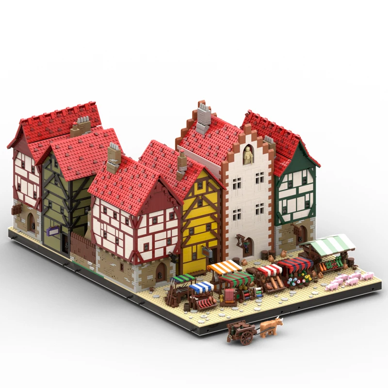 9332 шт. MOC немецкий стиль Marksreuthe Market полуполунурованные винтажные квадратные DIY модель строительные блоки игрушки на день рождения подарок
9332 шт. MOC немецкий стиль Marksreuthe Market полуполунурованные винтажные квадратные DIY модель строительные блоки игрушки на день рождения подарок