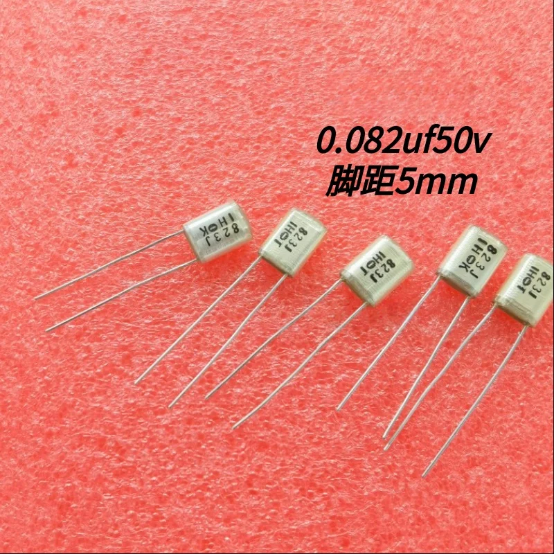 10 шт. полиэтиленовый конденсатор 82nf 50 В 0,082 мкФ 50 В 823 50 В p = 5 мм
10 шт. полиэтиленовый конденсатор 82nf 50 В 0,082 мкФ 50 В 823 50 В p = 5 мм