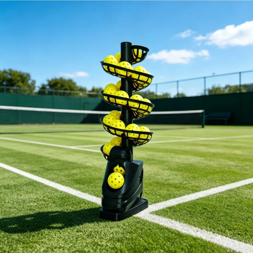New Upgraded Dual Use for Tennis & Pickleball Serving Machine lwith Multiple Training Modes, Remote Control
New Upgraded Dual Use for Tennis & Pickleball Serving Machine lwith Multiple Training Modes, Remote Control