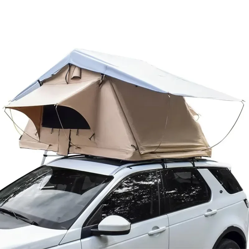 High Quality Four-Season Waterproof Car Roof Top Tent for 2-3 People Oxford Fabric with Ladder Accessory for Outdoor Camping
High Quality Four-Season Waterproof Car Roof Top Tent for 2-3 People Oxford Fabric with Ladder Accessory for Outdoor Camping