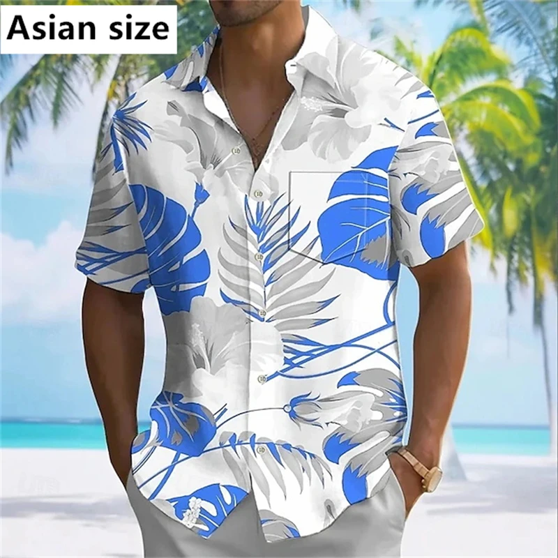 3D Print Summer Hawaiian Shirt Men's Button Down Shirt Short Sleeve Hawaiian Resort Beach Summer Roll-Neck Shirt Personality Top
3D Print Summer Hawaiian Shirt Men's Button Down Shirt Short Sleeve Hawaiian Resort Beach Summer Roll-Neck Shirt Personality Top