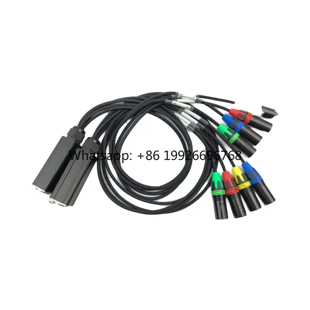 T4M-NE8/T4F-NE8 4-Channel XLR 3-Pin Male Female Copper Conductor 3 Feet Ethercon PVC RJ45 Extender Stage Lighting
T4M-NE8/T4F-NE8 4-Channel XLR 3-Pin Male Female Copper Conductor 3 Feet Ethercon PVC RJ45 Extender Stage Lighting
