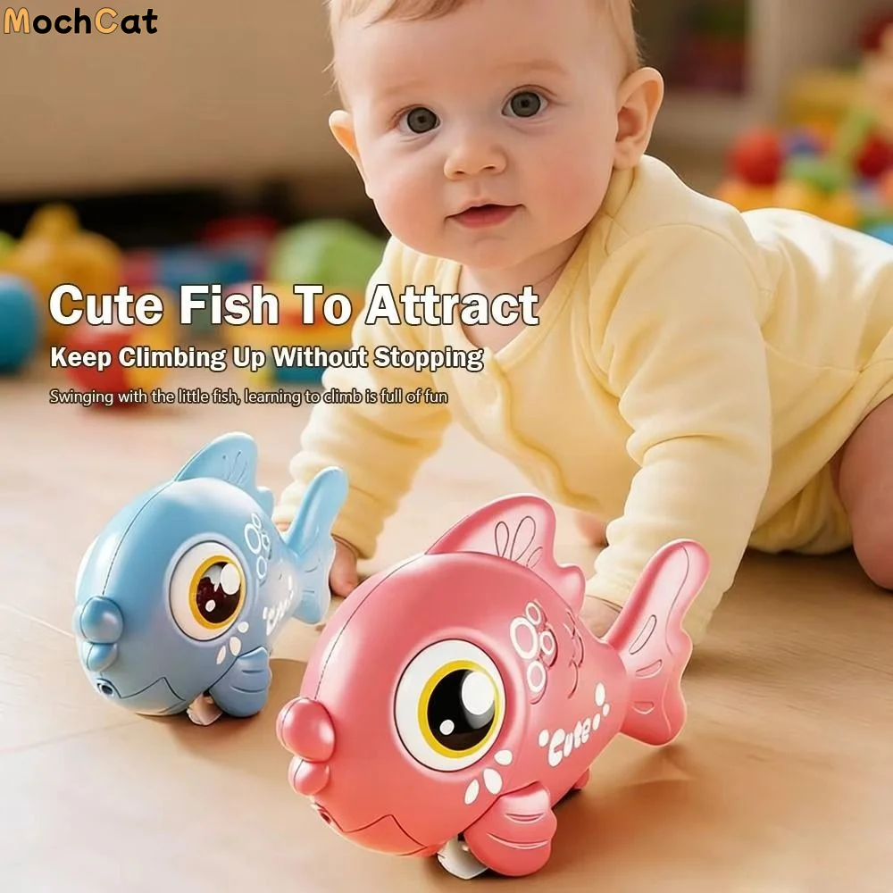 Электрическая игрушка-рыбка с мультяшным дизайном, имитирующая движение, с функцией качания, звуком и светом
Электрическая игрушка-рыбка с мультяшным дизайном, имитирующая движение, с функцией качания, звуком и светом