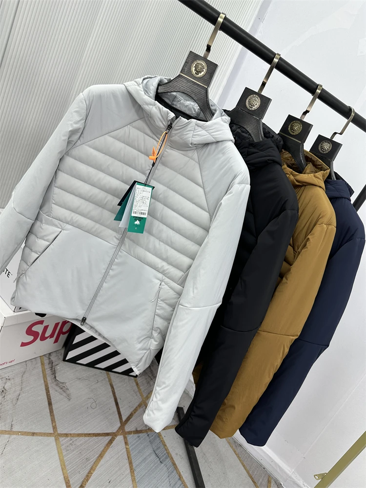 Men's Faion down Jaet Hooded Fce Lined Sports Sle Du down Coat Lightweight Warmth Youth Urban Wear Outerwear
Men's Faion down Jaet Hooded Fce Lined Sports Sle Du down Coat Lightweight Warmth Youth Urban Wear Outerwear