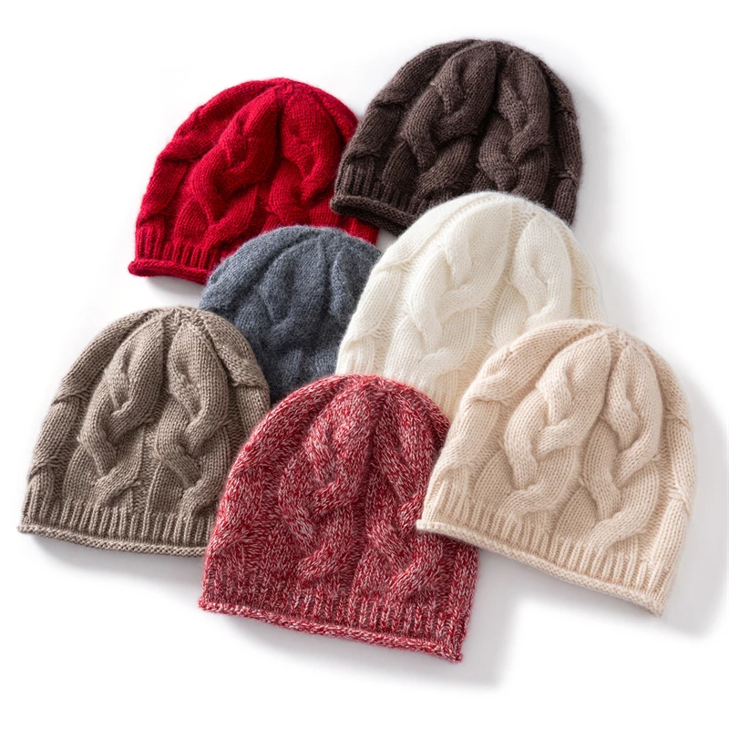 Thickened 100% Cashmere Hat for Men and Women, Autumn and Winter, Face Slimming, Warm Knitted Cable Casual Ear Protection Hat
Thickened 100% Cashmere Hat for Men and Women, Autumn and Winter, Face Slimming, Warm Knitted Cable Casual Ear Protection Hat