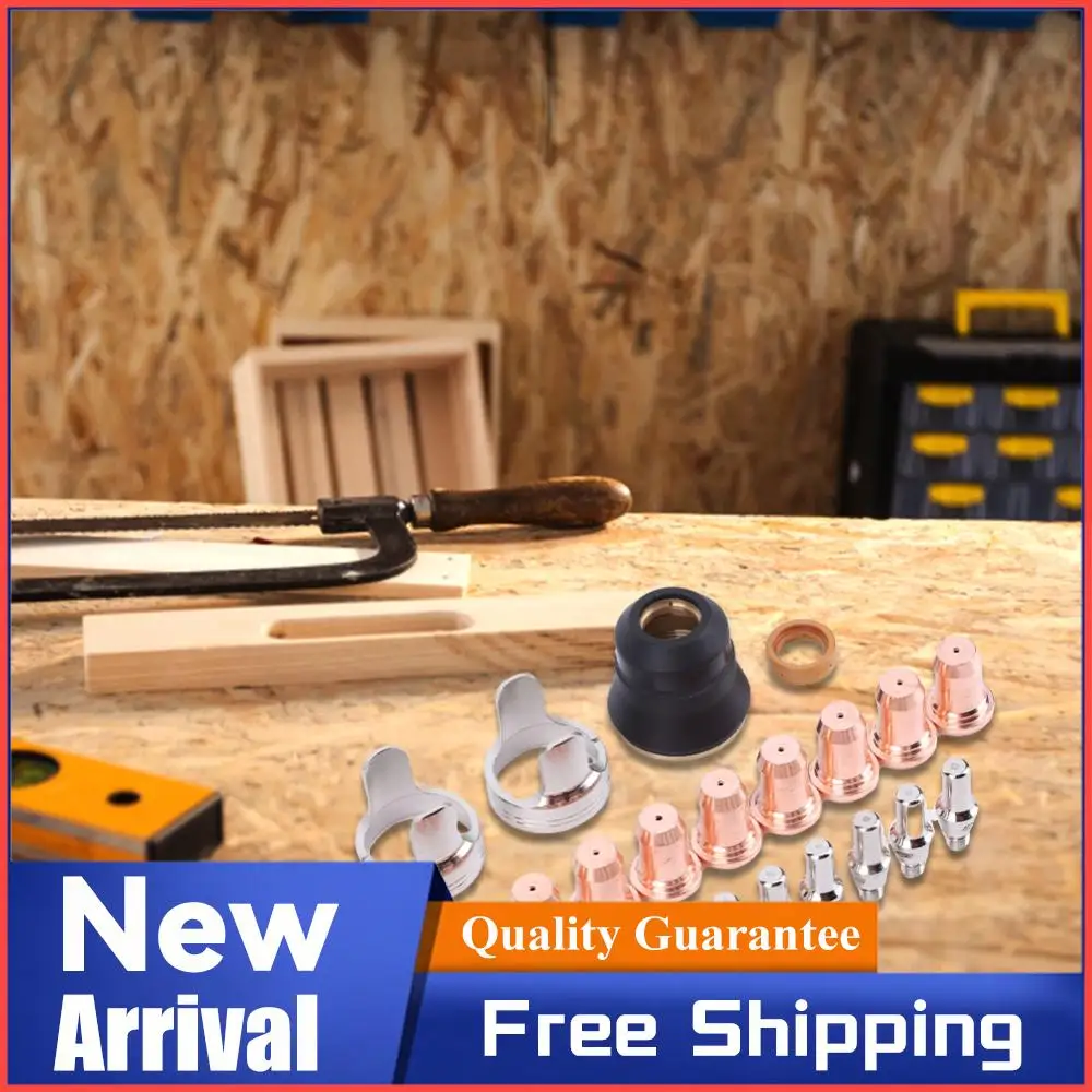 Набор из 24 электродов IPT40 для плазменной резки, комплект расходных материалов для горелки, защитные колпачки для YESWELDER CUT 55DS Pro CUT 65DS
Набор из 24 электродов IPT40 для плазменной резки, комплект расходных материалов для горелки, защитные колпачки для YESWELDER CUT 55DS Pro CUT 65DS