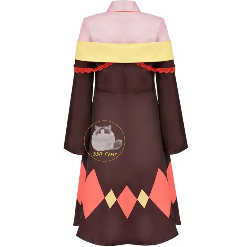 RT01 Аниме KonoSuba Channel Megumin Косплей Плащ Платье Униформа Наряд Божье благословение в этом чудесном мире Megumin Cospla & Gf1
RT01 Аниме KonoSuba Channel Megumin Косплей Плащ Платье Униформа Наряд Божье благословение в этом чудесном мире Megumin Cospla & Gf1