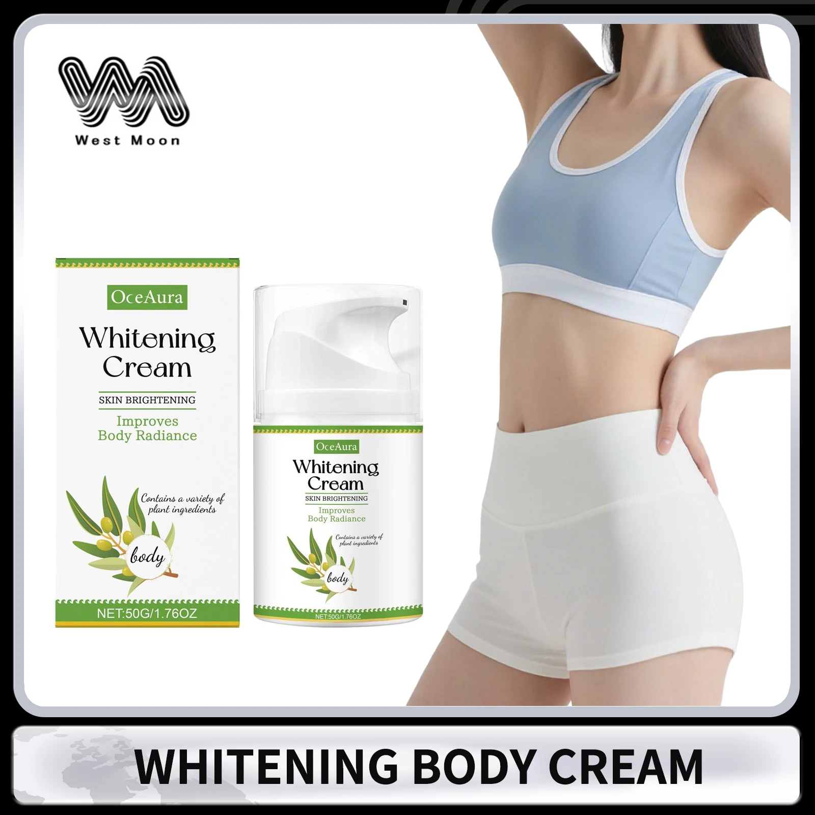 Whitening Body Cream Brightening Skin Improve Dullness Reduce Dryness Long Lasting Moisturizing Smooth Massage Beauty Skin Care
Whitening Body Cream Brightening Skin Improve Dullness Reduce Dryness Long Lasting Moisturizing Smooth Massage Beauty Skin Care
