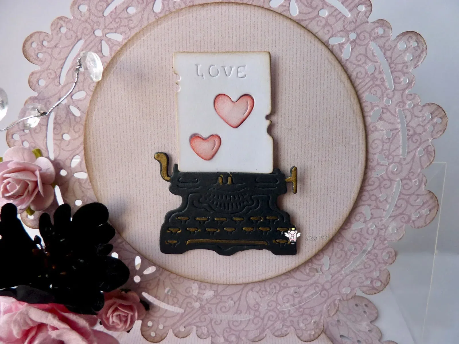 Piggy Craft metal cutting dies cut die mold Love typewriter decoration Scrapbook paper craft knife mould blade punch stencils
Piggy Craft metal cutting dies cut die mold Love typewriter decoration Scrapbook paper craft knife mould blade punch stencils