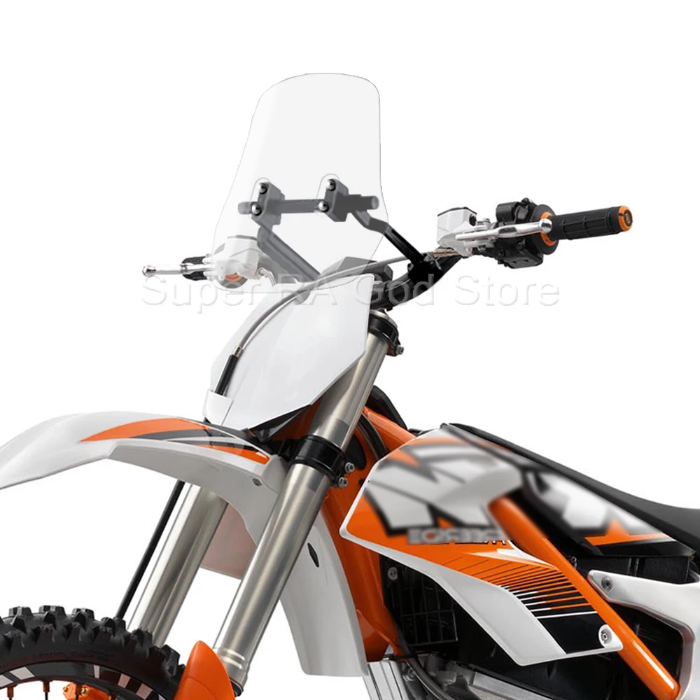 Motorcycle adventure front windshield portable with navigation bracket For KTM Freeride-e
Motorcycle adventure front windshield portable with navigation bracket For KTM Freeride-e