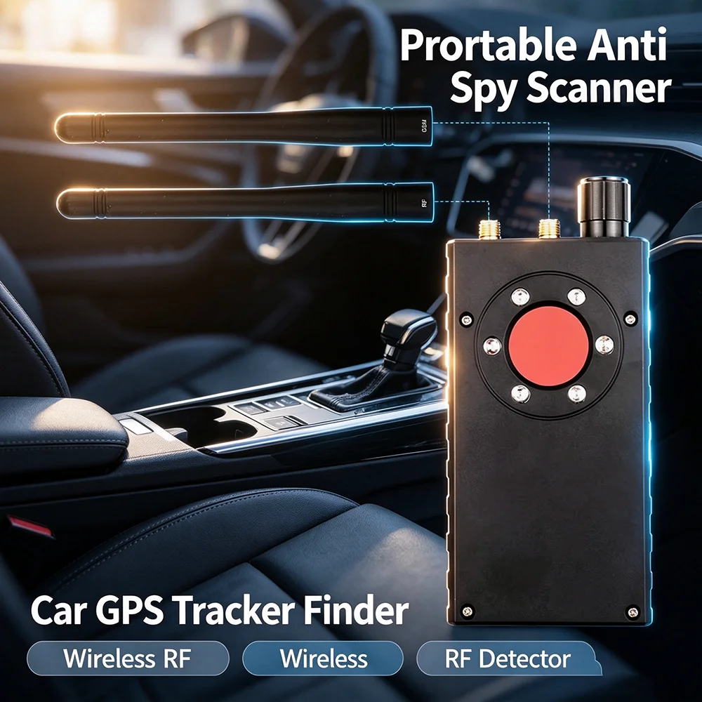 Portable G528 Anti Spy Detectors, RF Signal Finders, Hidden Camera Scanners, GPS Tracker Bug Detector, GSM WiFi Listener
Portable G528 Anti Spy Detectors, RF Signal Finders, Hidden Camera Scanners, GPS Tracker Bug Detector, GSM WiFi Listener