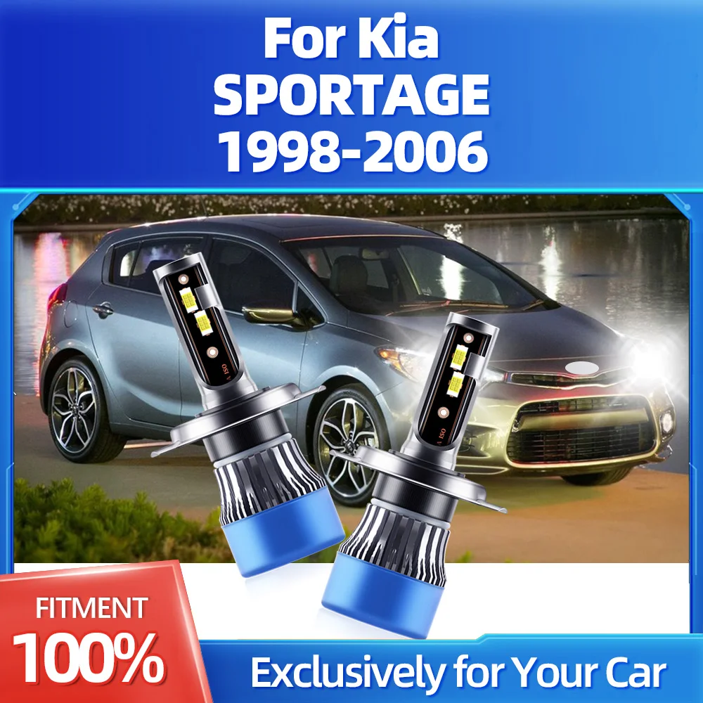 2Pcs H4 Auto Lamp LED Headlight Bulb High Low Beam Turbo Fan 12V For Kia SPORTAGE 1998 1999 2000 2001 2002 2003 2004 2005 2006
2Pcs H4 Auto Lamp LED Headlight Bulb High Low Beam Turbo Fan 12V For Kia SPORTAGE 1998 1999 2000 2001 2002 2003 2004 2005 2006