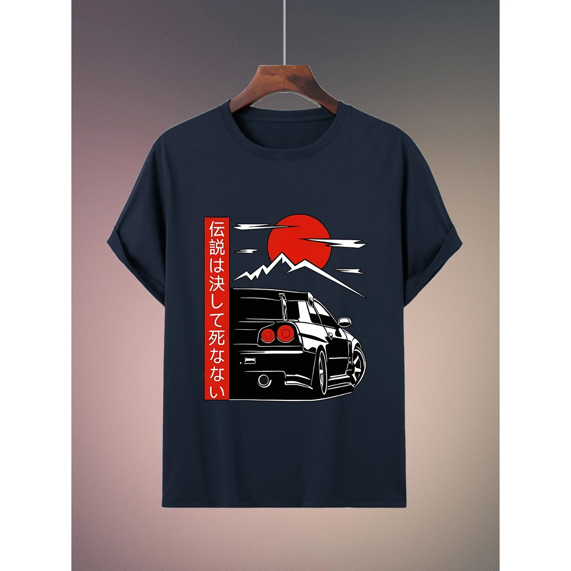 Vintage Men Graphic T-Shirt Red Sports Car Japanese Text Print Tshirt for Men Women Round Neck Short Sleeved Unseix T-shirt Top
Vintage Men Graphic T-Shirt Red Sports Car Japanese Text Print Tshirt for Men Women Round Neck Short Sleeved Unseix T-shirt Top