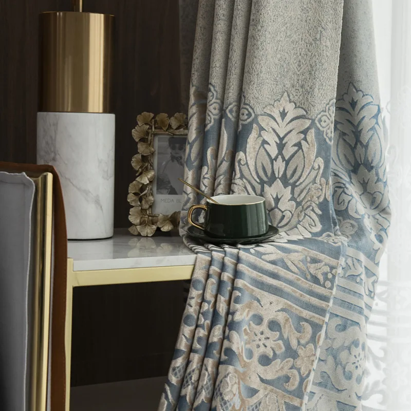 Curtains for Living Dining Room Bedroom New Chinese style elegant ethnic style hollow jacquard balcony translucent
Curtains for Living Dining Room Bedroom New Chinese style elegant ethnic style hollow jacquard balcony translucent