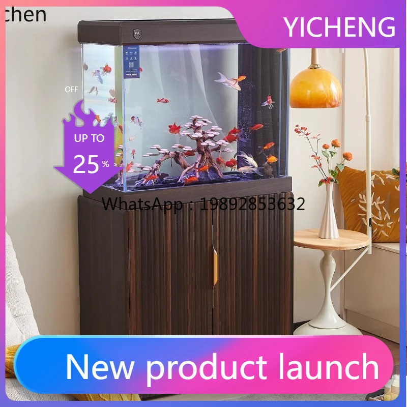 LYY with cabinet bottom filter integrated office floor-to-ceiling water-free landscaping fish tank ground cabinet aquarium
LYY with cabinet bottom filter integrated office floor-to-ceiling water-free landscaping fish tank ground cabinet aquarium