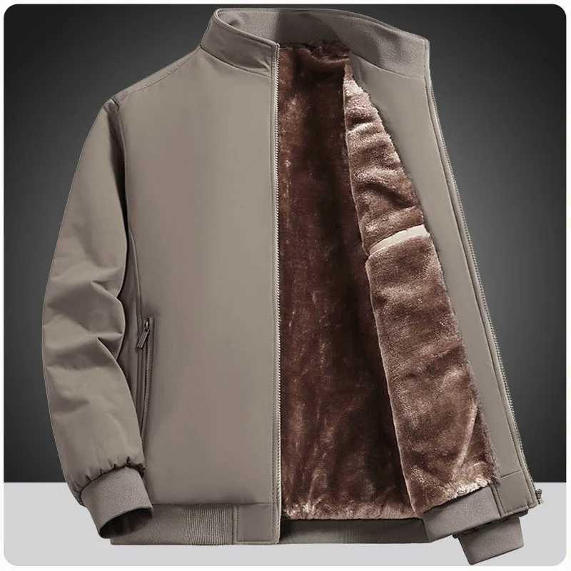 Plus Size 6XL 7XL 8XL Fleece Jacket For Men Thick Stand Collar Solid Winter Jacket Men Warm Business Casual Men Parkas Overcoats
Plus Size 6XL 7XL 8XL Fleece Jacket For Men Thick Stand Collar Solid Winter Jacket Men Warm Business Casual Men Parkas Overcoats
