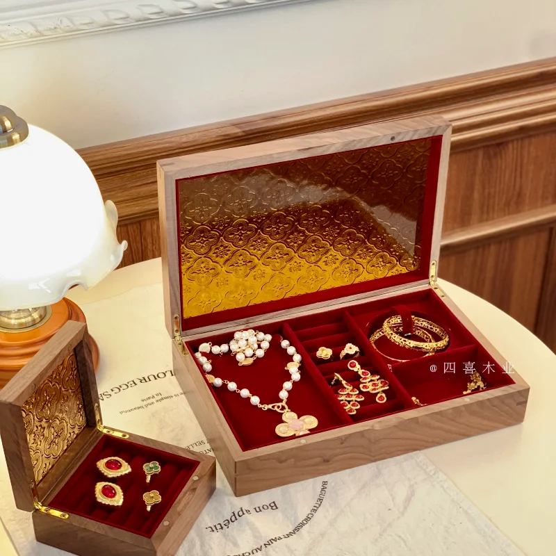 Шкатулка для драгоценностей, серьги, ожерелье, кольцо, коробка для хранения, твердая древесина, ретро, стекло, ювелирные изделия, фланелевый браслет, дисплей
Шкатулка для драгоценностей, серьги, ожерелье, кольцо, коробка для хранения, твердая древесина, ретро, стекло, ювелирные изделия, фланелевый браслет, дисплей