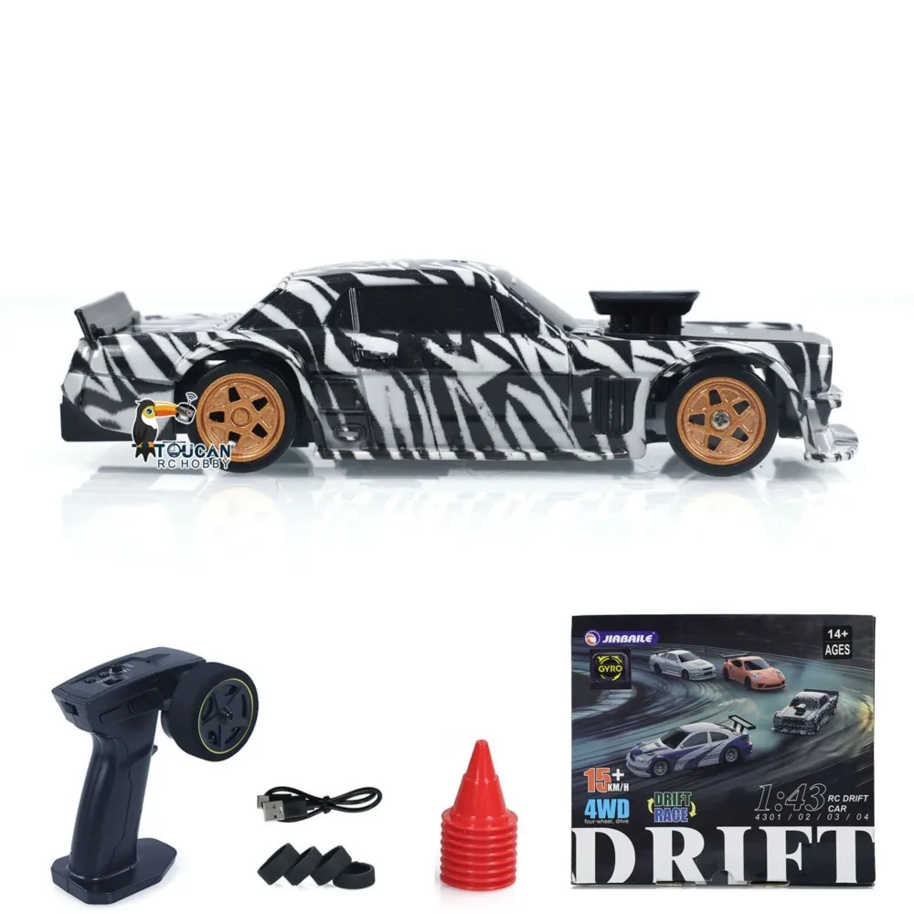 1/43 Scale RC Drift Race Car Gyro 4WD Ready to Go Mini Car Toy High Speed Model
1/43 Scale RC Drift Race Car Gyro 4WD Ready to Go Mini Car Toy High Speed Model
