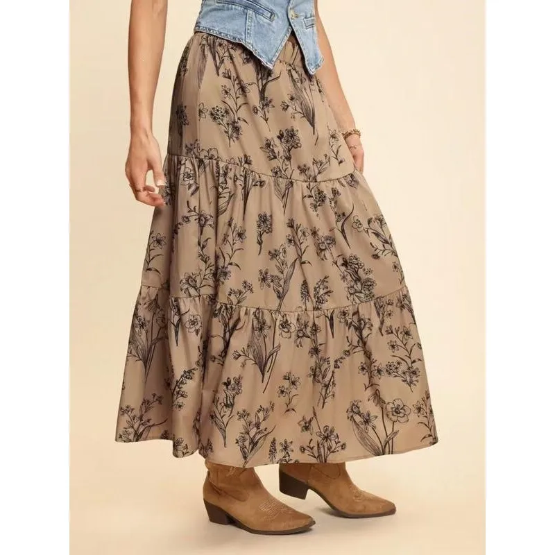 Floral Print Long Skirt Women's plus Size Floral Dress Cross-Border Large Size Half Skirt Pear Shape Body Type
Floral Print Long Skirt Women's plus Size Floral Dress Cross-Border Large Size Half Skirt Pear Shape Body Type